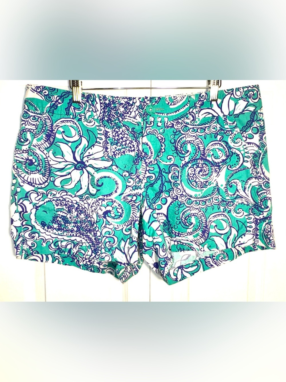Lilly Pulitzer Callahan Shorts First Impression Print Size 14